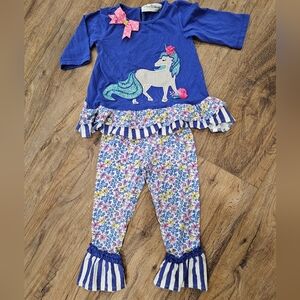 2 piece unicorn outfit